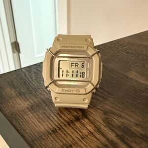 Casio Baby-G Digital Watch — Beige